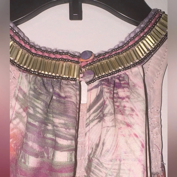 CHARLIE JADE BEADED MAXI DRESS SIZE MEDIUM SLEEVELESS DRESS MULTICOLOR NWT - Picture 8 of 8